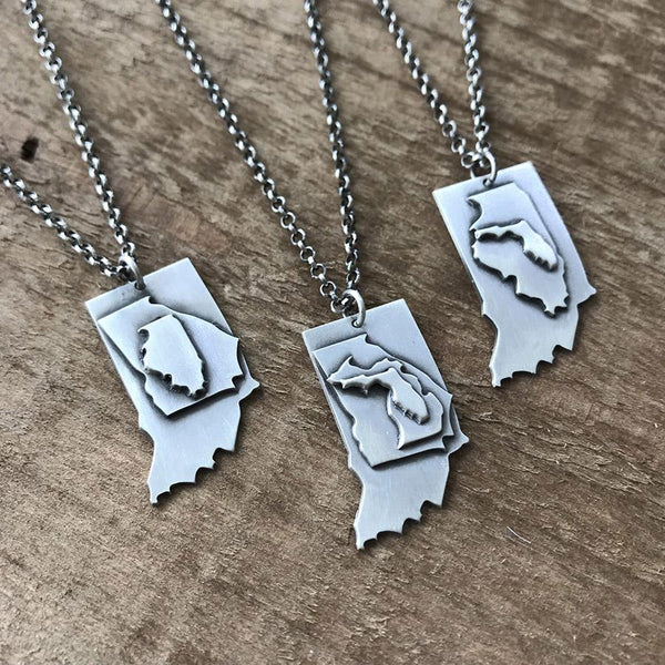 State necklaces hot sale