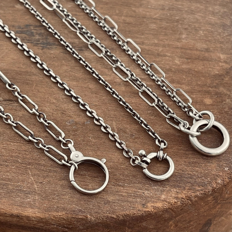 Sterling Silver Charm Chain - Balance