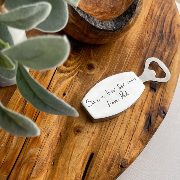 Personalised bottle online opener