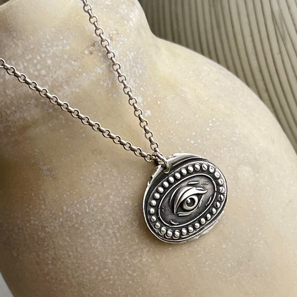 Sterling Silver “All Seeing Eye” Necklace