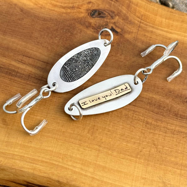 Sterling Silver Fishing Lure Sterling Silver Fishing Lure