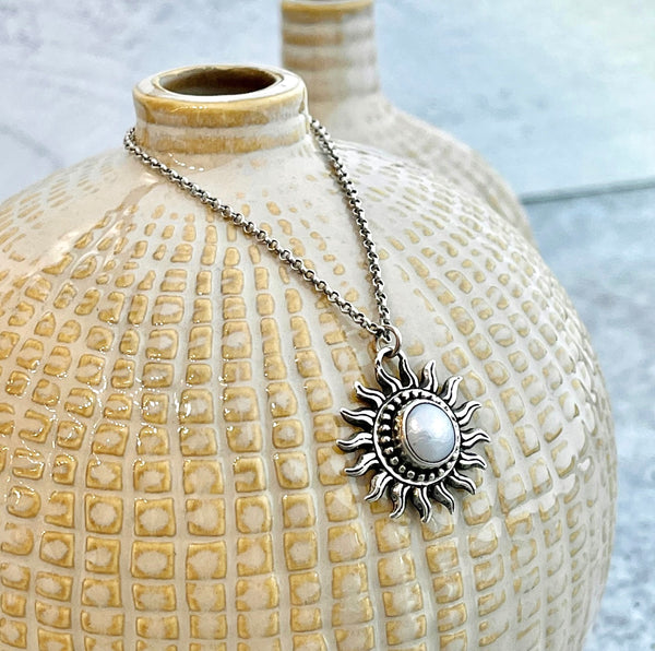 Live In The Sunshine - Sterling Silver Necklace