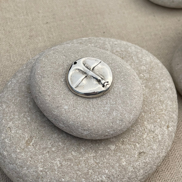 Sterling Silver Zen Moon Charm