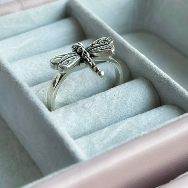 My Sweet Dragonfly Ring - Sterling Silver