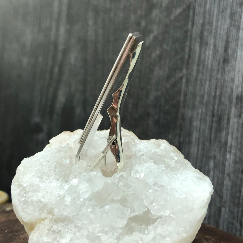 Engraved Sterling Silver Tie Bar