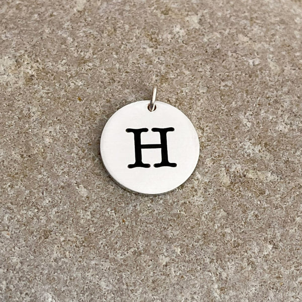 Sterling Silver Initial Charm