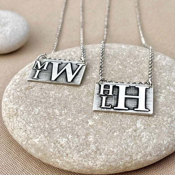 Henry's Single Initial Monogram Necklace