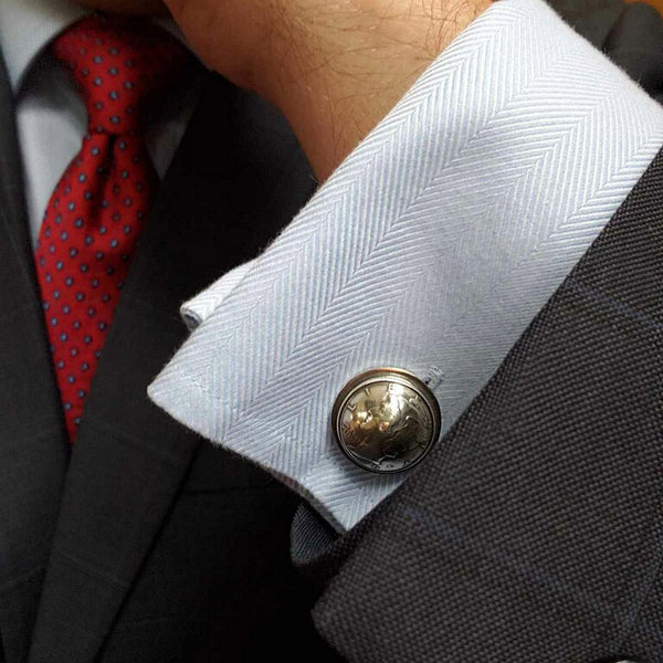 Mercury sale dime cufflinks