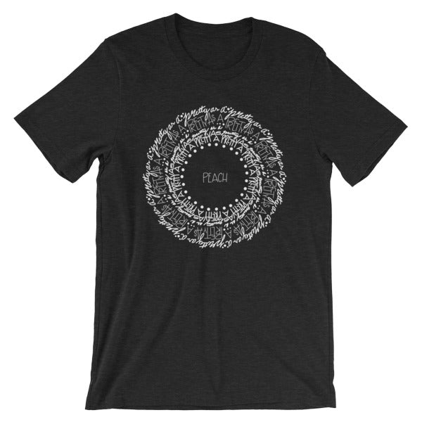 Pretty As A Peach Mandala Short-Sleeve Unisex T-Shirt