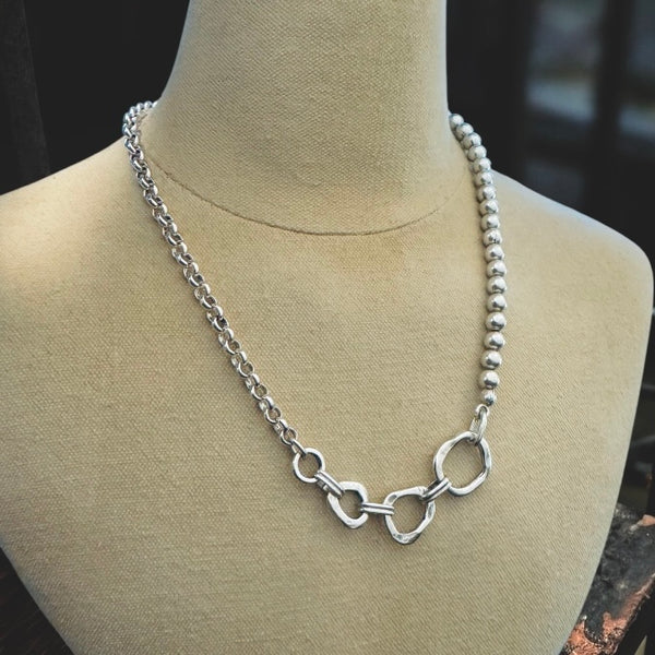 Zamak Beaded Chain 18”-21”