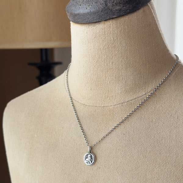 Sterling Silver Angel Necklace