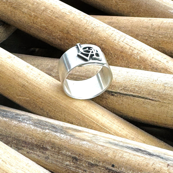 Sterling Silver LOVE Adjustable Ring