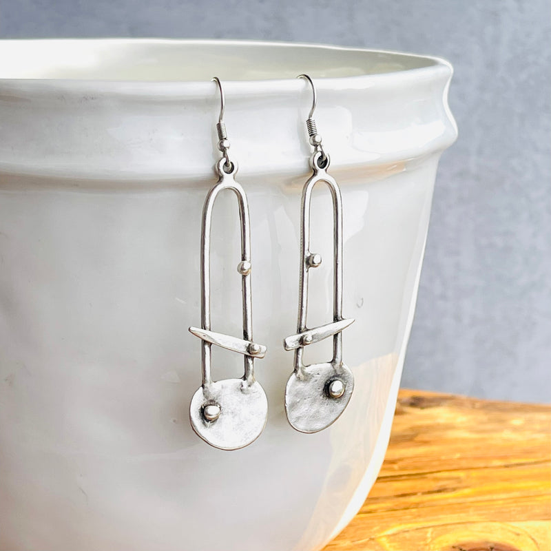 Sterling Silver over Pewter Earrings - 1”-2.75”