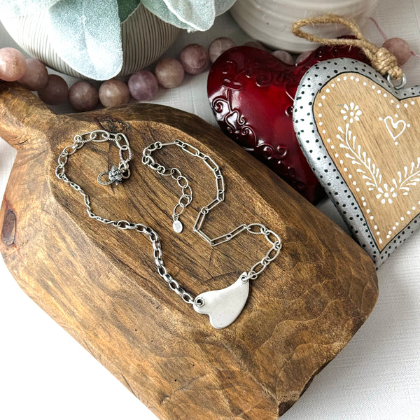 Sterling Silver Nothing But Love Necklace