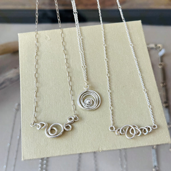 Sterling Silver One of a Kind Necklaces