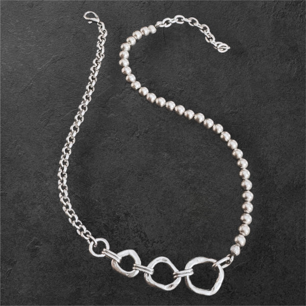 Zamak Beaded Chain 18”-21”