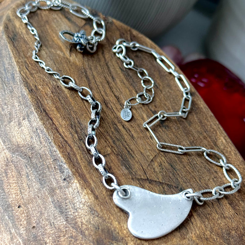 Sterling Silver Nothing But Love Necklace