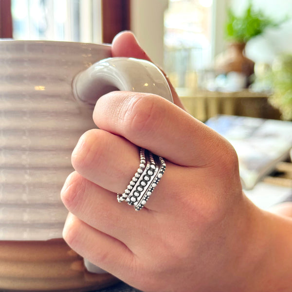 Sterling Silver Square Ring