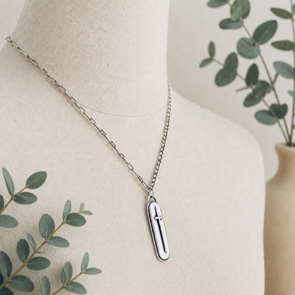 Sterling Silver Cross Necklace