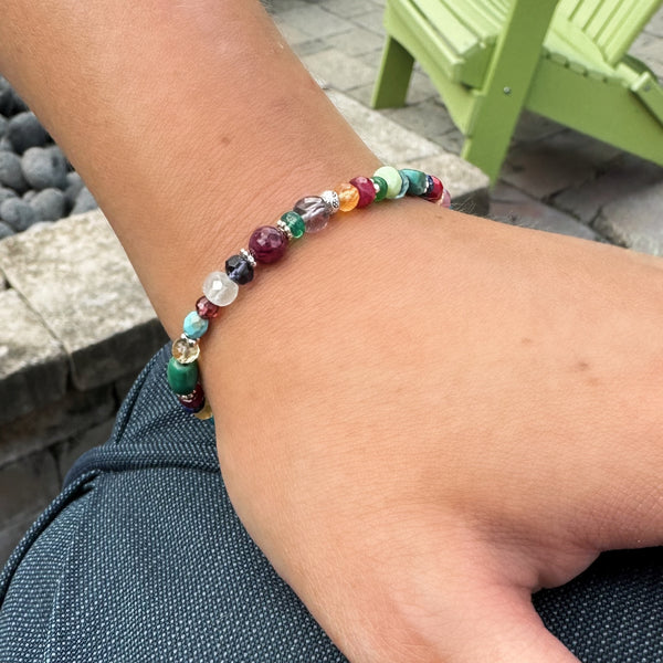 Gemstone Garden Bracelet 7”-8”