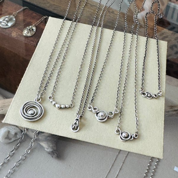 Sterling Silver One of a Kind Necklaces