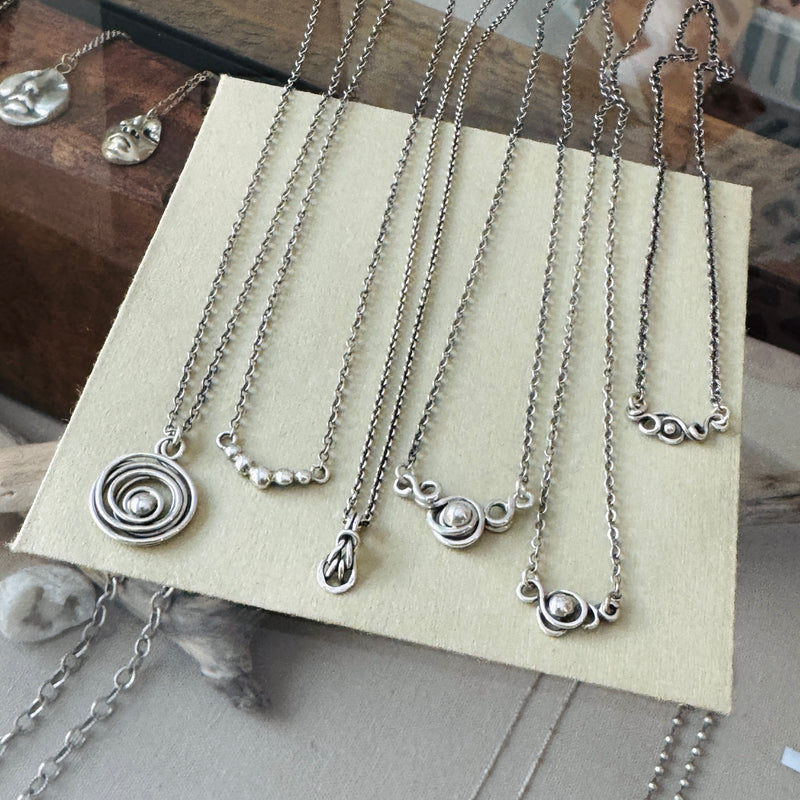 Sterling Silver One of a Kind Necklaces