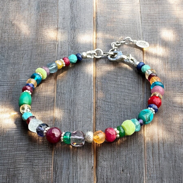 Gemstone Garden Bracelet 7”-8”