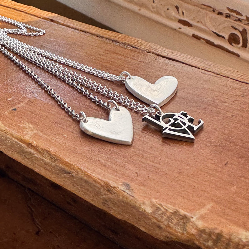 Sterling Silver Love or Heart Necklaces