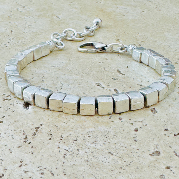 Zamak Square Bracelet