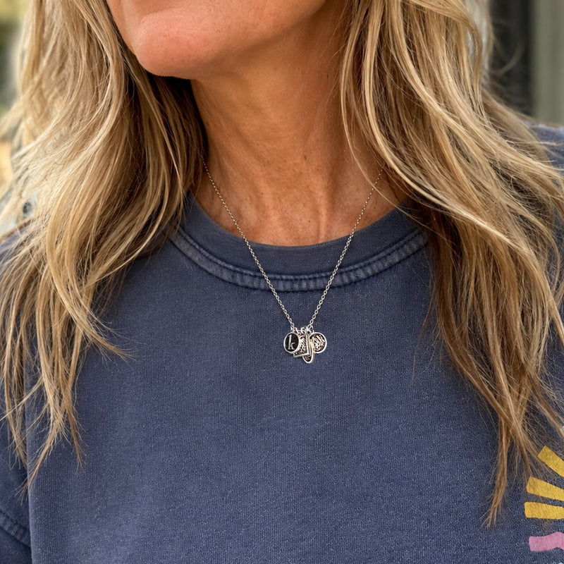 Sterling Silver Inverted Name Necklace