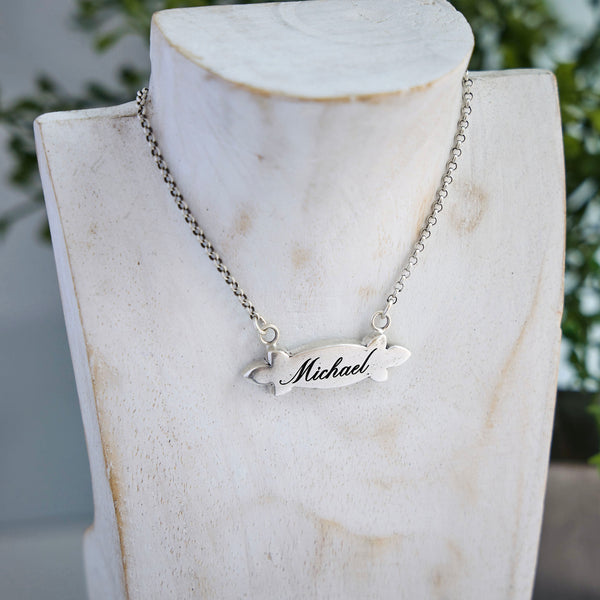 Pure Silver .999 Cremation - Victorian Memorial Necklace