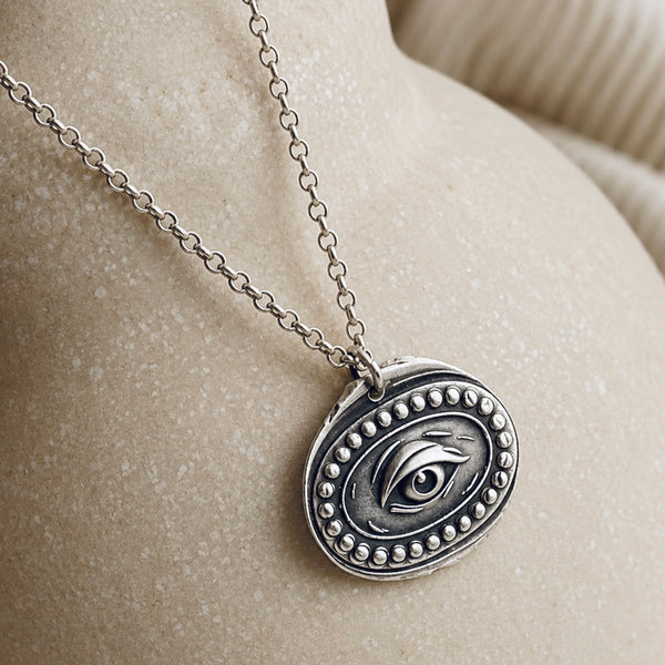 Sterling Silver “All Seeing Eye” Necklace