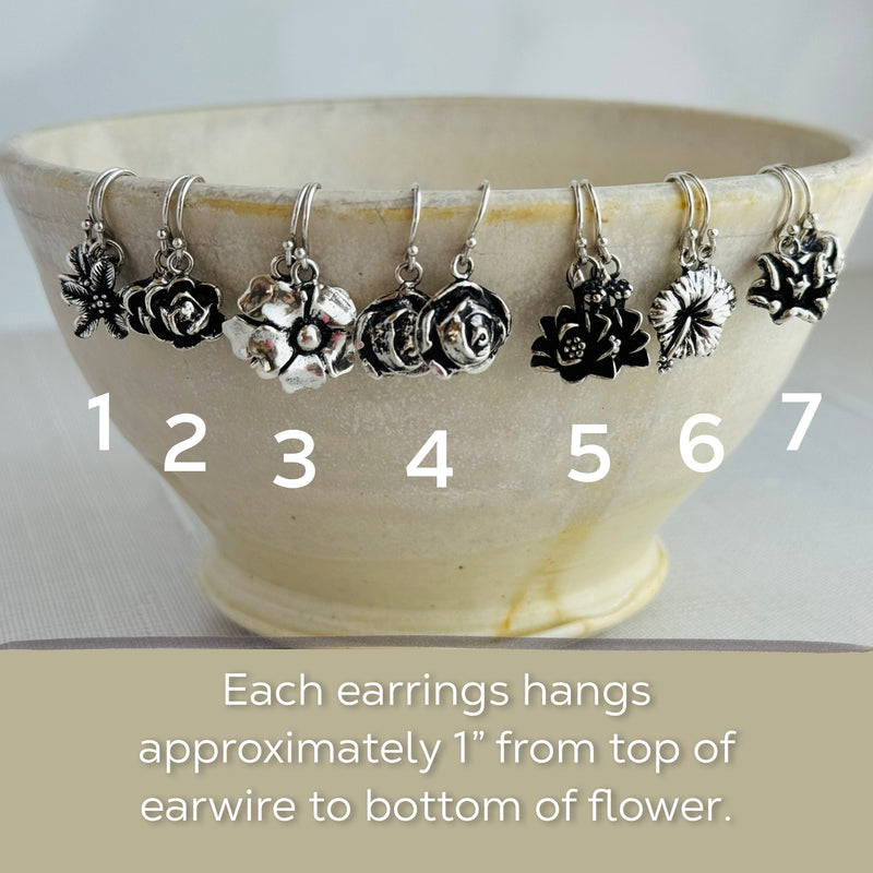 Sterling Silver Bloom Earrings