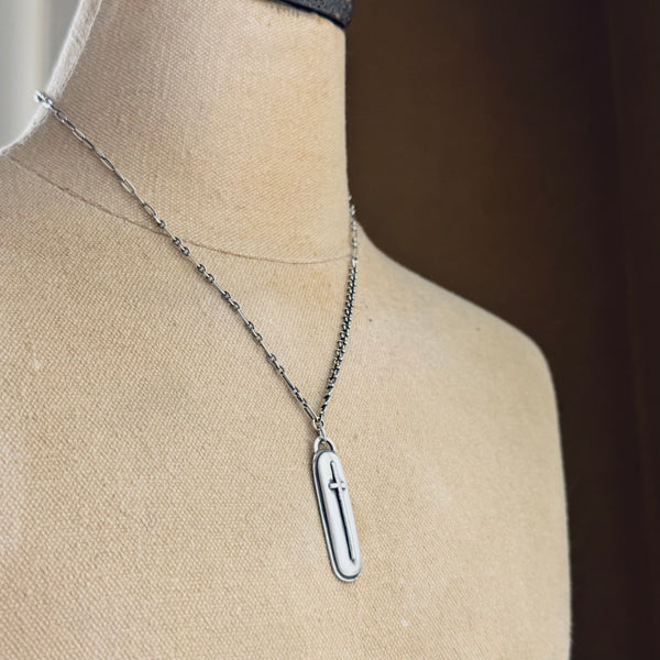 Sterling Silver Cross Necklace