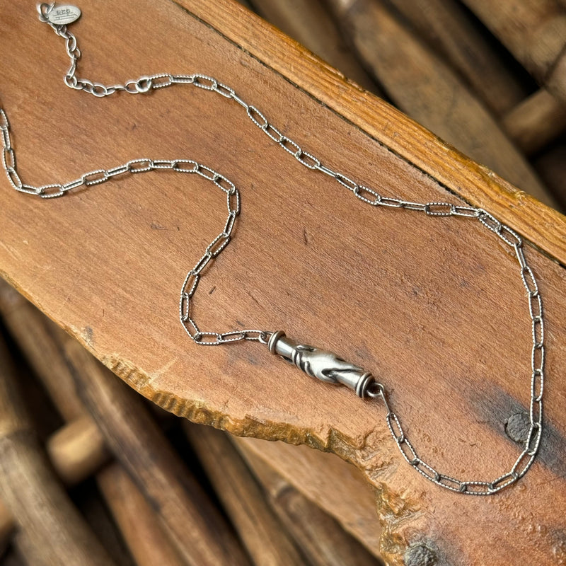 Sterling Silver “Never Alone” Necklace