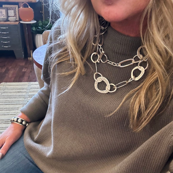 Zamak (zinc alloys) Large Chain 42” Hypoallergenic