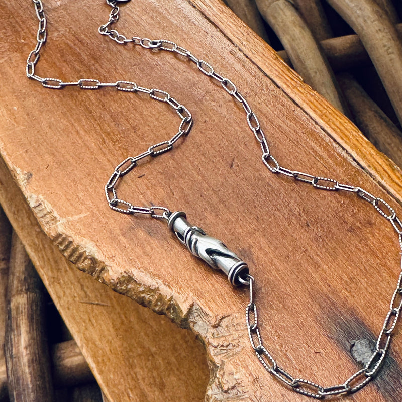 Sterling Silver “Never Alone” Necklace