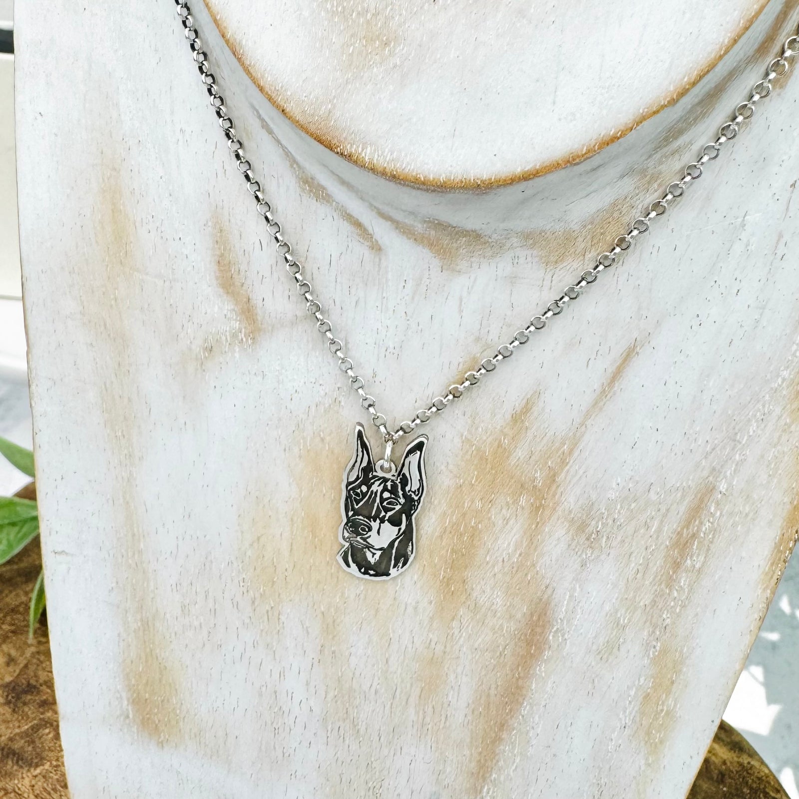 Vadmans Collar De Perro De Plata De Ley Con Piedra Lunar, Bulldog/perro Salchicha/corgi, Colgante De Animales, Joyería De Regalo Para Mujeres Y Hombres, Plata Esterlina