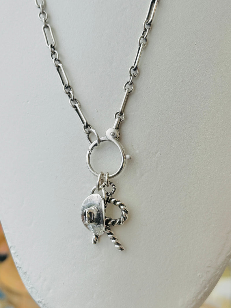 Sterling Silver Rope Letters