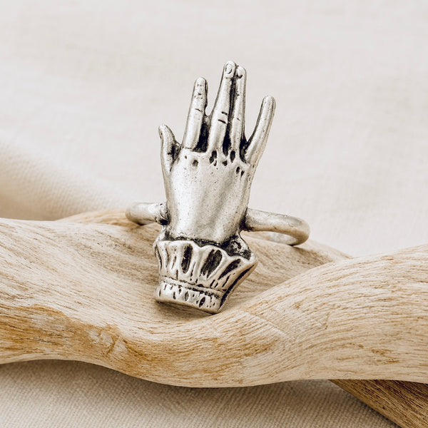 Sterling Silver Love, Loyalty & Strength Ring