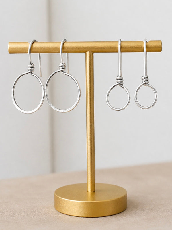 Sterling Silver Lightweight Hoops