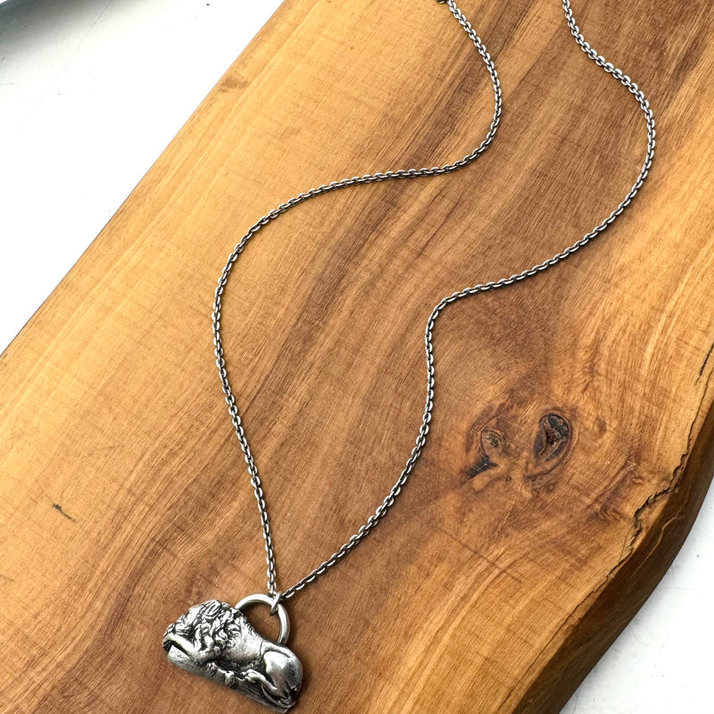 Sterling Silver Strength & Courage Necklace