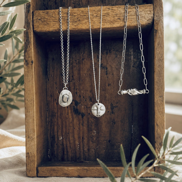 Sterling Silver “Never Alone” Necklace