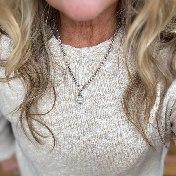 Zamak Drop Necklace