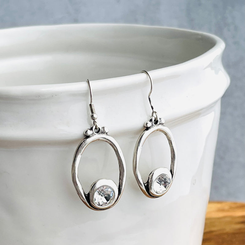 Sterling Silver over Pewter Earrings - 1”-2.75”