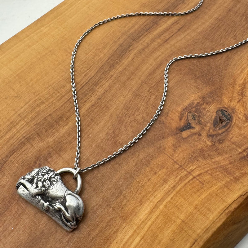 Sterling Silver Strength & Courage Necklace