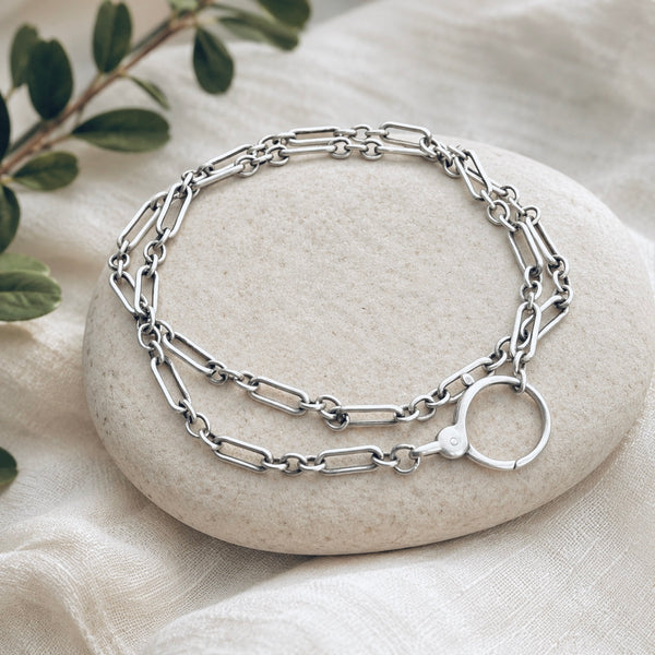 Sterling Silver Charm Chain - Balance