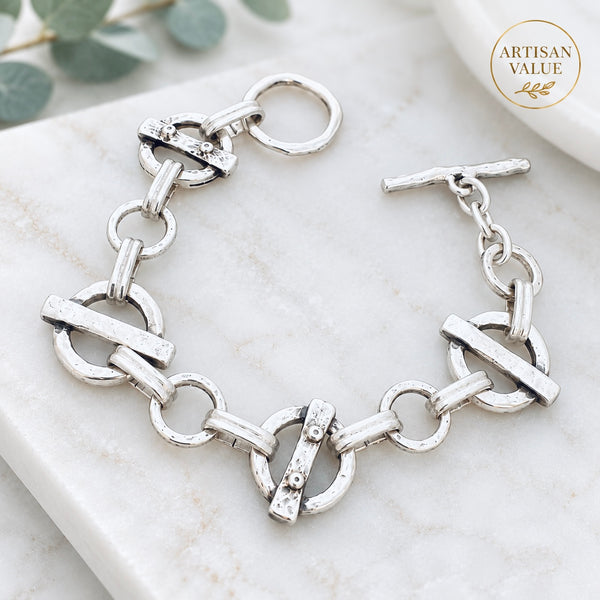 Zamak Chain Bracelet 7.5”