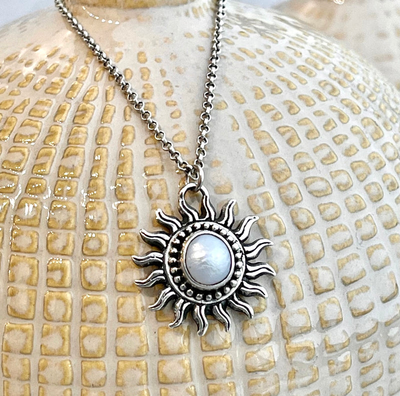 Live In The Sunshine - Sterling Silver Necklace