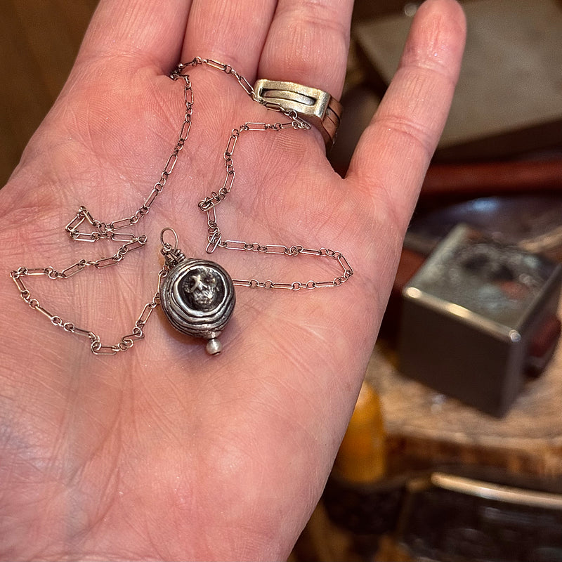 Pewter Pendants - Owl, Bird/Nest, Tree/Leaf, and Dragonfly